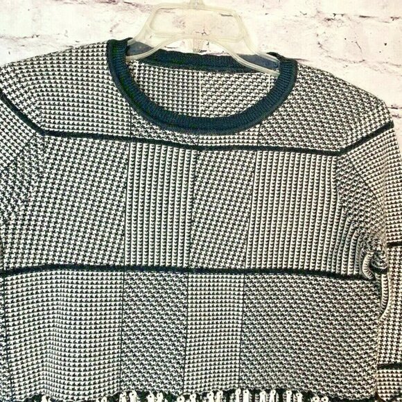 REVOLVE Endless Rose Houndstooth Fringe Sweater - Picture 6 of 12